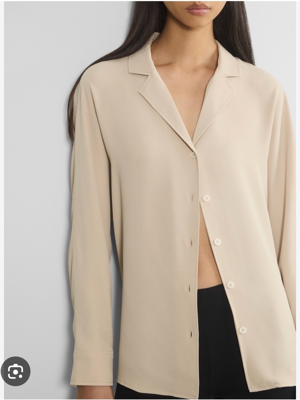 Wilfred Aritzia Freeform Shirt (XXS, Beige)